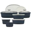 Corelle Corningware CorningWare® French Colors 12-piece Oval Bakeware Set, Navy