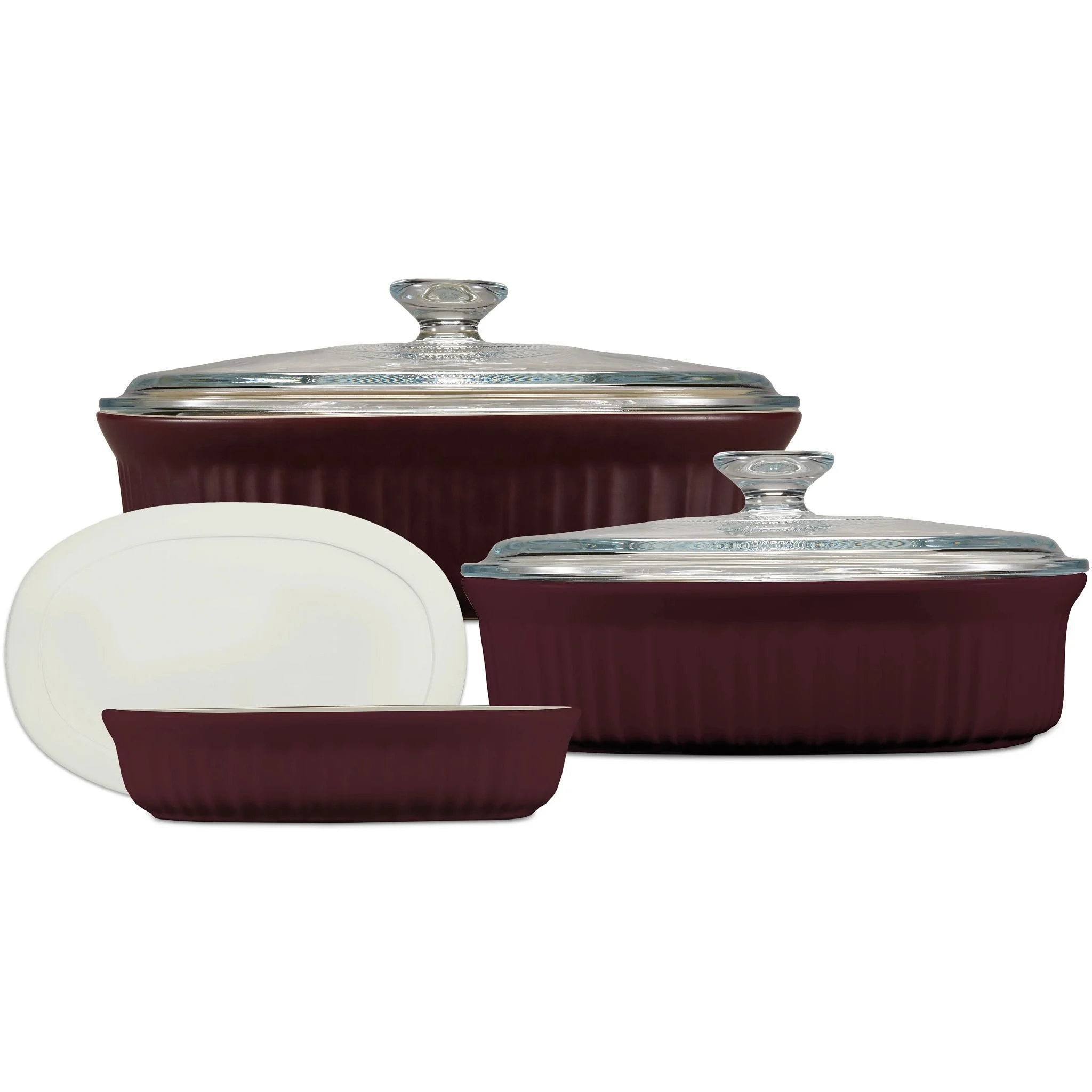 Corelle Corningware CorningWare® French Colors 6-piece Bakeware Set, Cabernet