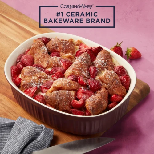 Alternative view of Corelle Corningware CorningWare® French Colors 2.5-quart Oval Baking Dish, Cabernet