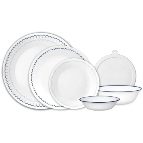 Corelle® Versatile Caspian Lace 66-piece Dinnerware Set, Service for 12