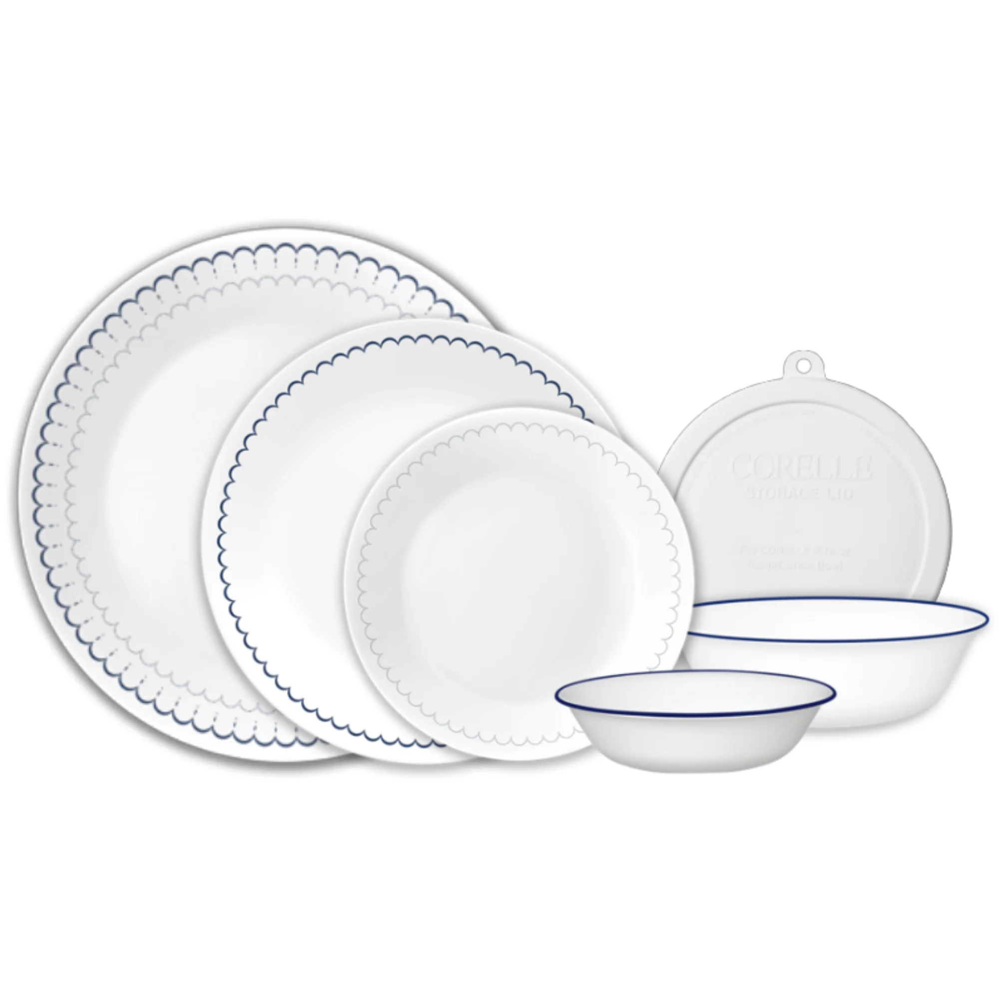 Corelle® Versatile Caspian Lace 66-piece Dinnerware Set, Service for 12