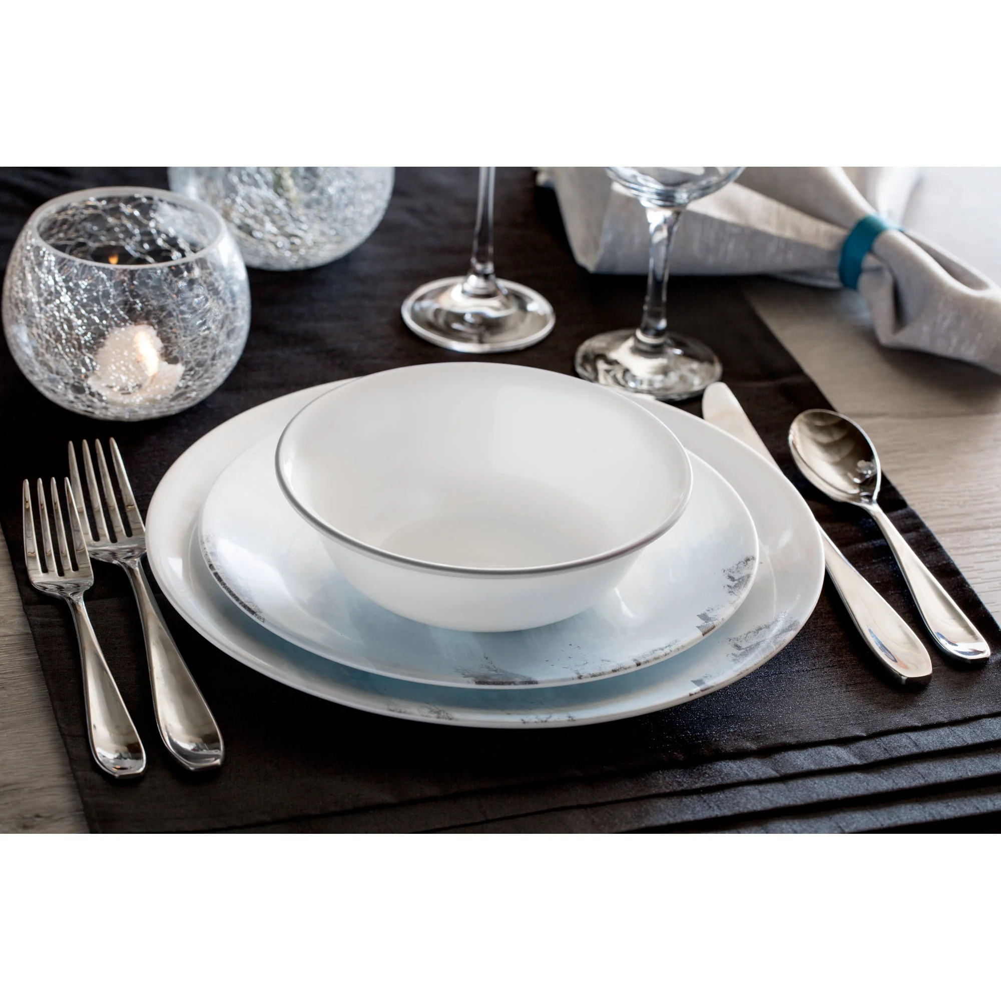 Corelle® Versatile Tranquil Reflections 12-piece Dinnerware Set, Service for 4 - Image 2