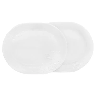 Corelle® Versatile Cherish 12.25 Serving Platters, 2-pack