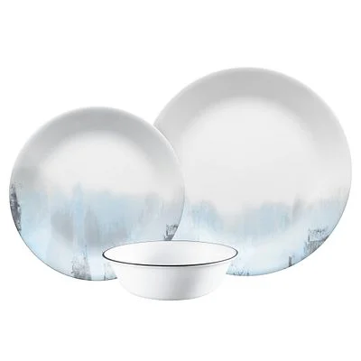 Corelle® Versatile Tranquil Reflections 12-piece Dinnerware Set, Service for 4