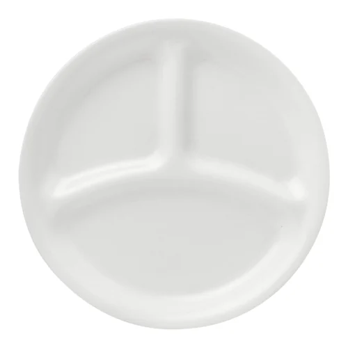 Corelle® Versatile Winter Frost White 8.5 Divided Salad Plate
